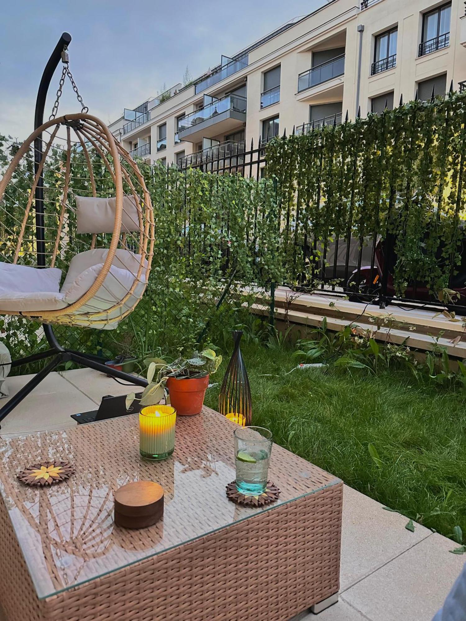 Cosy Summer Stay In Boho Style Apartment - 8 Mins From Paris Center - Garden And Underground Parking Clamart Exterior photo